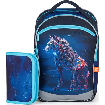 Školní batoh Malý set do školy Topgal COCO, s vlkem