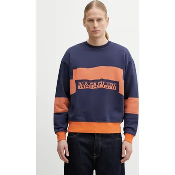 Pánská mikina Bavlněná mikina Napapijri Napapijri x Martine Rose NP0A4I6SB2Q1 námořnická modř 59X, vel. XL