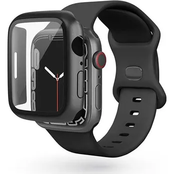 Chytré hodinky EPICO GLASS CASE Apple Watch 7/8 (41 mm) - černá