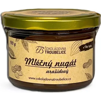 Čokoláda Čokoládovna Troubelice Mléčný nugát 190 g