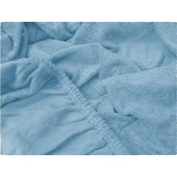 Prostěradlo TEXTILOMANIE Froté prostěradlo Exclusive světle modré 180 × 200 cm
