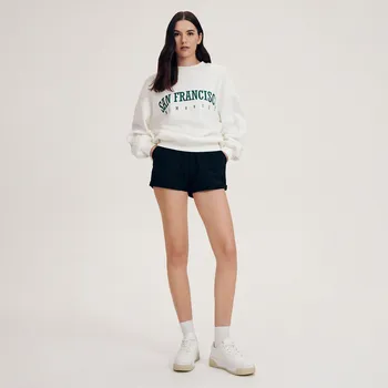 Dámské kraťasy Reserved - Kraťasy z teplákového žerzeje - černý - 1640T-99X - 1640T-99X-XS