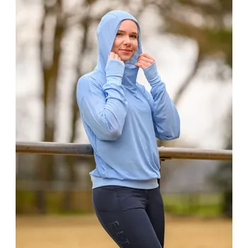 Jezdecká mikina Dámská síťová mikina ELT Ruby XS Sv. modrá