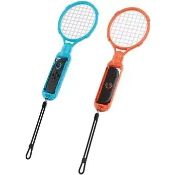 Herní konzole iPega SW2090 Tenisové Rakety pro JoyCon Ovladače Nintendo Switch 2 Red/Blue (Pošk. Balení)