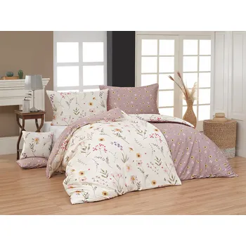 Povlečení Matějovský Ložní povlečení bavlněný satén - digital - PRIMAVERA Velikost: 140/220 + 70/90 cm