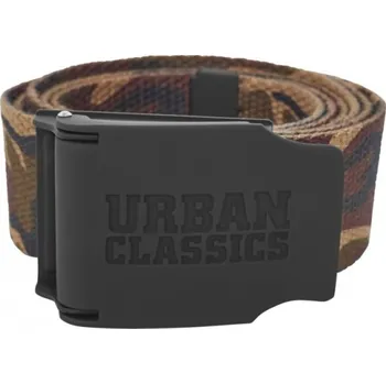 Opasek Opasek textilní Urban Classics Rubbered Touch UC - woodland,
