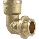 Mosazné koleno s lemem MF 3/8" x 3/8" RUB1561.010