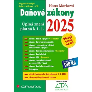 Kniha Daňové zákony 2025 Ekniha