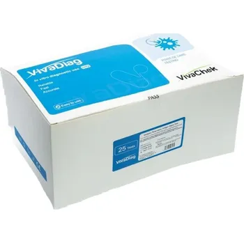 Diagnostický test VivaChek Biotech (Hangzhou) Co., Ltd. VivaDiag 10v1 – antigenní test na SARS-CoV-2, Chřipku A/B a RSV, Adenoviry, Mycoplasma Penumoniae, hMPV, PIV.rhinovirus a Streptococcus pneumoniae. 25ks