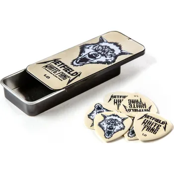 Trsátko Dunlop PH122T100 HETFIELD'S WHITE FANG PICK TIN 1.00MM