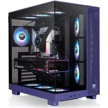 PC skříň Thermaltake View 380 XL TG ARGB fialová (CA-11E-00MNWN-00)