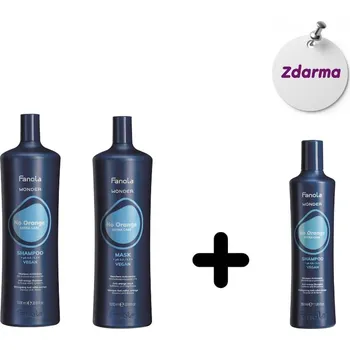 Šampon AKCE FANOLA Wonder No Orange šampon 1000 ml a maska 1000 ml + šampon 350 ml ZDARMA