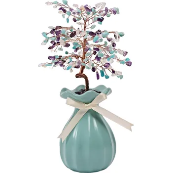 Drahý kámen Magieprirody.cz Strom života MIX 19 cm ve váze #ZB546