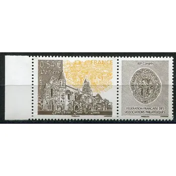 Poštovní známka Post France (2007) MiNr. 4276 ** (K ) - Francie - Francouzská federace filatelistických asociací