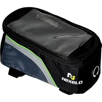 brašna na kolo Nexelo NA Rám černo/zelená XL brašna (VÝPRODEJ)