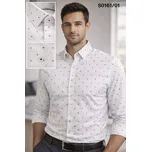 EGO MAN košile pánská S0161-01 slim fit M bílá