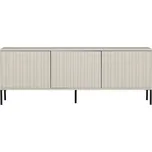 Světle šedý TV stolek z borovicového dřeva 150x56x44 cm New Gravure – WOOOD ID_1823066