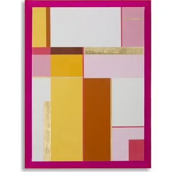 Obraz Obraz Lacquered 60x80 cm růžový