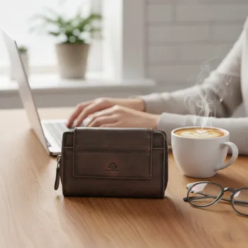 Peněženka Dámská kožená peněženka Greenburry 2152-22