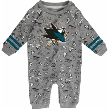 Pánské tričko Dupačky Fanatics Gifted Player LS Coverall San Jose Sharks 18 měsíců