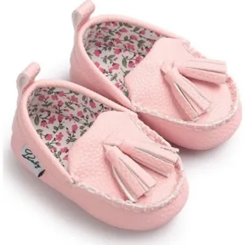 Dívčí bačkory Dětské capáčky - mokasíny světle růžová 12-18 měsíců