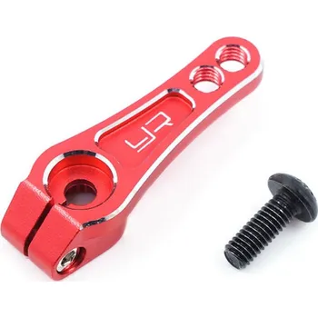 RC náhradní díl Yeah Racing 25T Hliníková páka serva 17mm a 20mm červená pro SRT, Futaba, Savox - expresní doprava