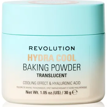 Pudr Revolution Hydra Cool Loose Baking Powder rozjasňující sypký pudr s chladivým účinkem 30 g