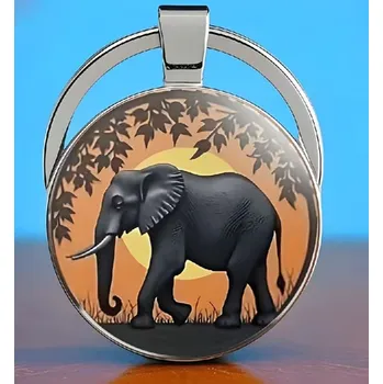 Přívěsek na klíče se slonem