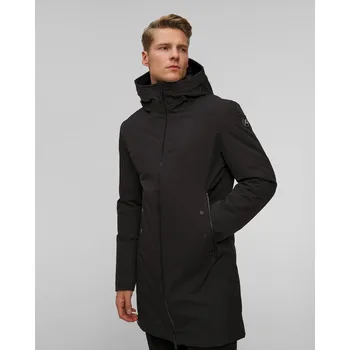 Pánský zimní kabát Pánský Péřový Kabát Fusalp Gezi V Černé Barvě Y2032-1009