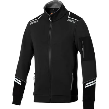 Pánská mikina SPARCO Alabama Tech Full Zip černá pánská mikina XL