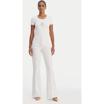 Moto kalhoty Fracomina Jeansy FP26SVA012W61501 Bílá Bootcut Fit 28