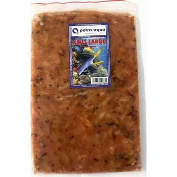 Návnadová surovina Krill large flat plate - mražený mořský krill 500 g (zip sáček)