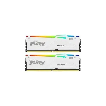 Operační paměť Kingston FURY Beast EXPO DDR5 64GB 6400MHz CL32 2x32GB RGB White