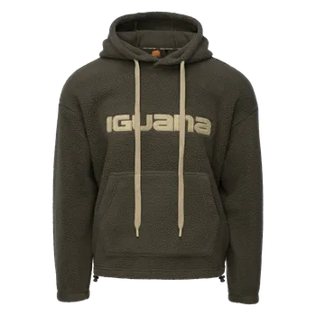 Pánské oblečení Pánská Mikina IGUANA CALE M000284396 – Hnědá S