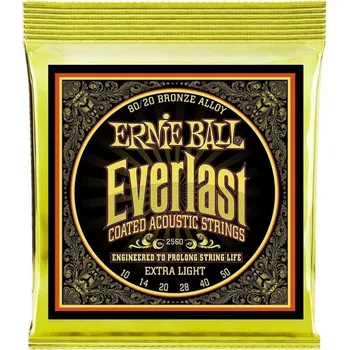 Struna pro kytaru a smyčcový nástroj Ernie Ball 2560 Everlast Struny pro akustickou kytaru (Jako nové)