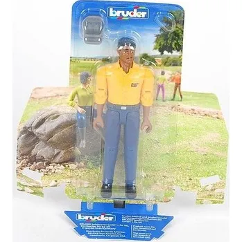 autíčko Bruder BWORLD Figurka dělníka CAT