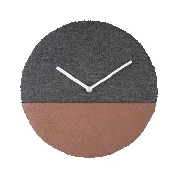 Hodiny Nástěnné hodiny Leather & Jeans 30 cm Karlsson (cs, Karlsson)