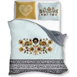 Bavlněné povlečení Folk 008 - 160x200 cm