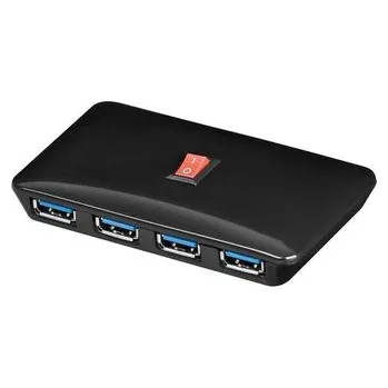 USB hub 4 portový USB HUB napájený