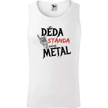 Pánské tílko Pánské tílko Malfini Core Děda, ročník METAL