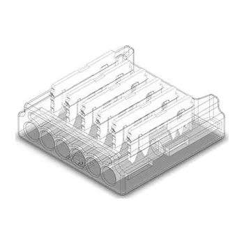 LED páska Optonica 12MM 6PIN SMD STRIP, FASTEN CONNECTOR STRIP TO WIRE