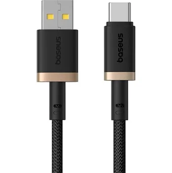 Počítačové příslušenství Rychlonabíjecí kabel Baseus Dura USB/USB-C 1m 60W černo zlatý