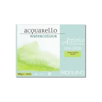 Výtvarný papír Fabriano Artistico Rough 23x30,5cm 300g blok pro akvarel