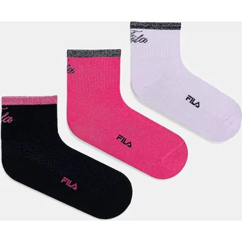 Pánské ponožky Ponožky Fila 3-pack F6788 růžová 42X, vel. 39/42