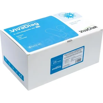 Diagnostický test VivaChek Biotech (Hangzhou) Co., Ltd. 6v1 SARS-CoV-2/influenza A/B/ RSV / Adenovirus / Pneumoniae 25ks