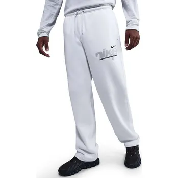 Dámské legíny Pánské tepláky NIKE-M NK CLUB BNGEE PNT SWSH SPRT WHITE/METALLIC SILVER Bílá M