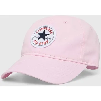 Módní doplněk Dětská bavlněná kšiltovka Converse 9A5411.G růžová 30X, vel. ONE SIZE