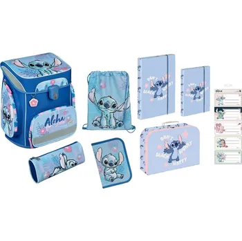 Lilo and Stitch Školní set 9ks Lilo a Stitch sada aktovka/batoh, penál, pouzdro, sáček a doplňky