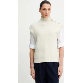 Dámská vesta Vesta s příměsí vlny Morgan MSARA béžová 01X, vel. M