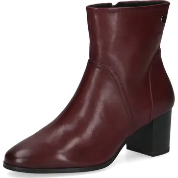 Dámská zimní obuv DÁMSKÉ KOTNÍKOVÉ BOTY CAPRICE 9-25306-45 540 BORDOVÁ Barva: BORDOVÁ, Velikost: 40,5
